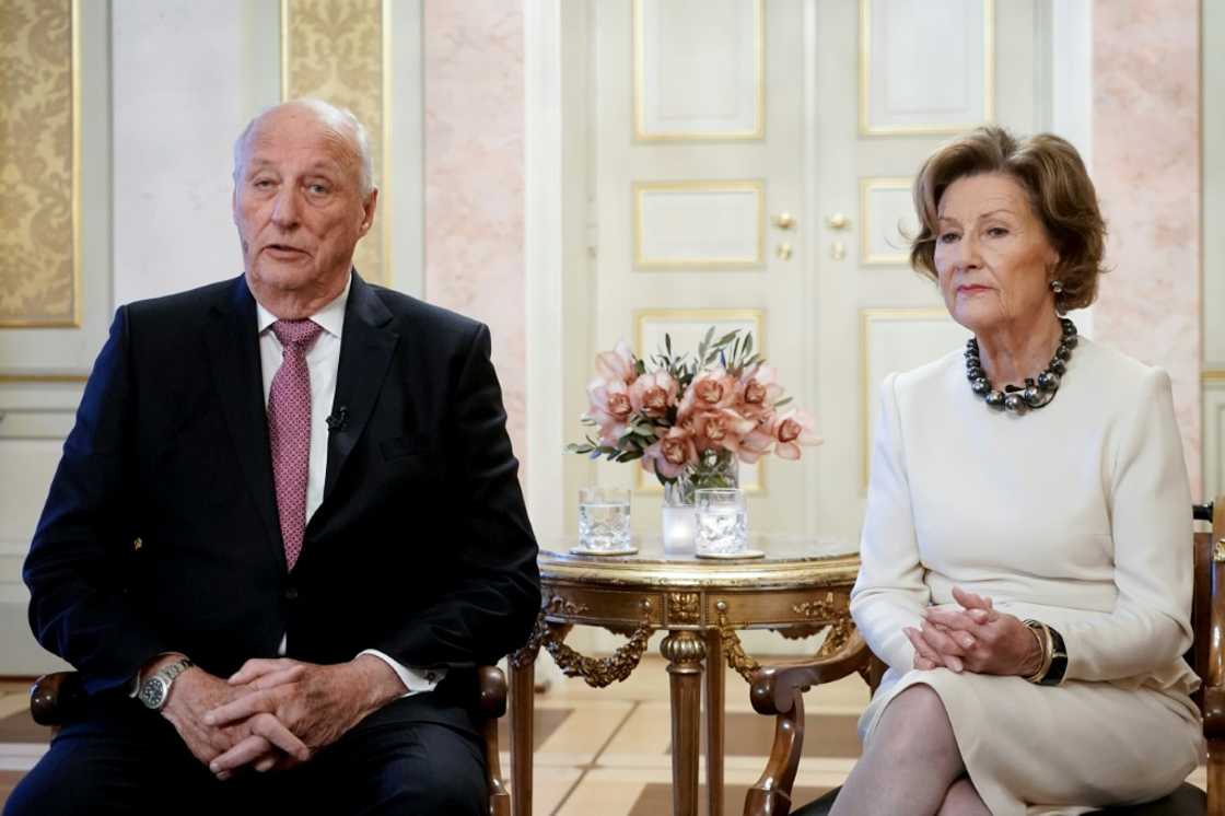 Norway's King Harald, here seen with Queen Sonja, said he was 'sorry' the princess would no longer represent the royal family Norway's King Harald, here seen with Queen Sonja, said he was 'sorry' the princess would no longer represent the royal family