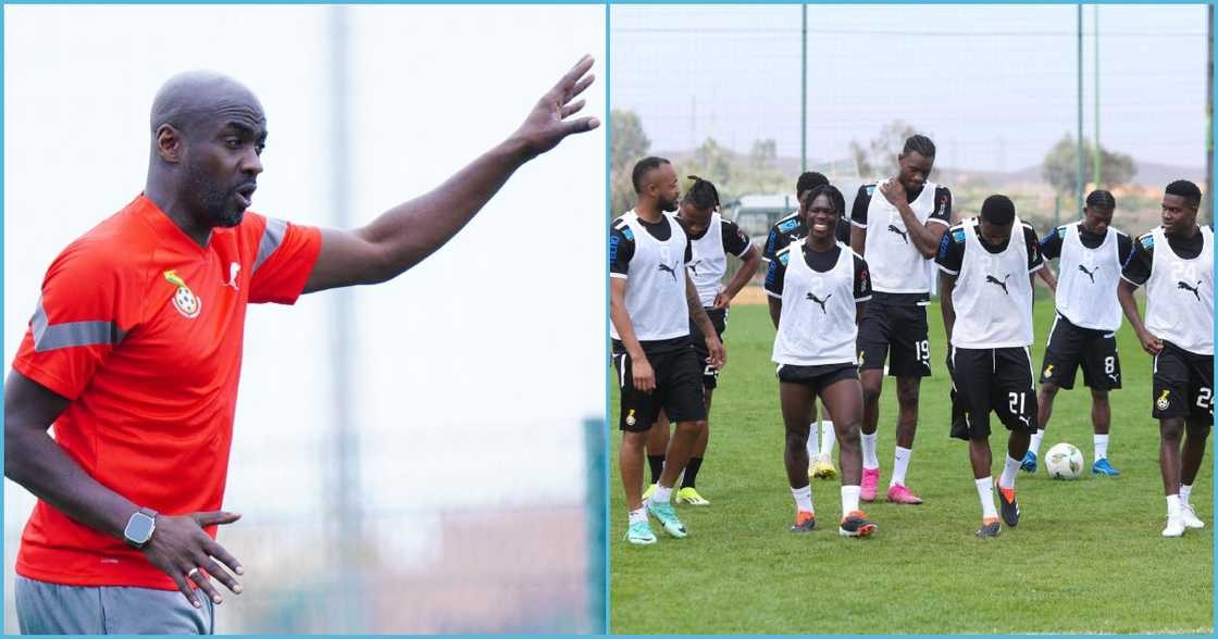 Photo of Otto Addo and Black Stars players