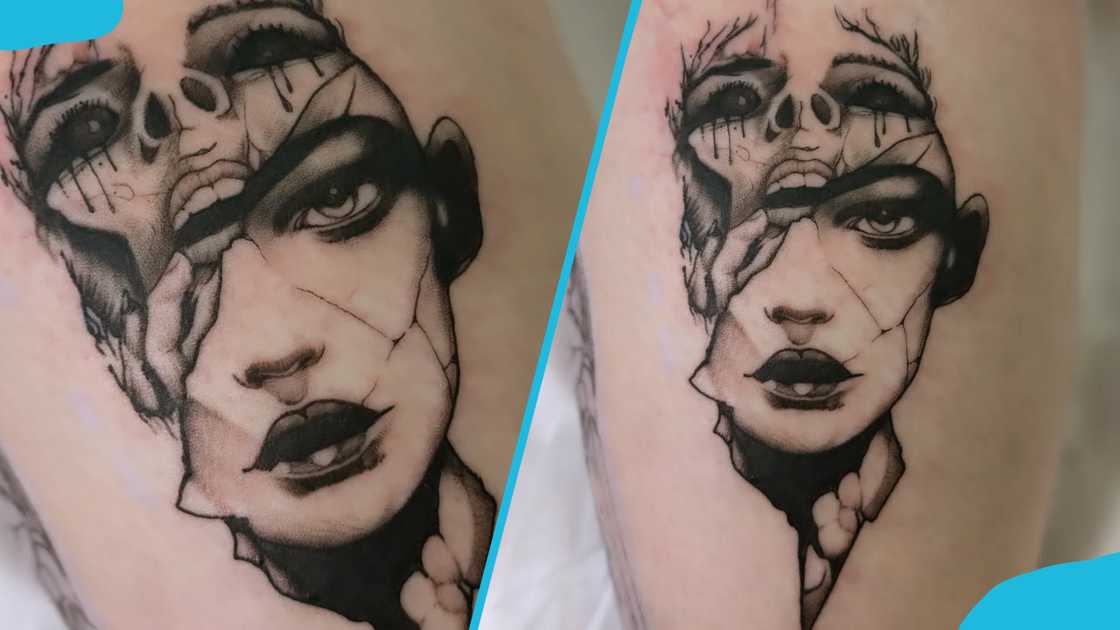 Shattered reflections mental health tattoo Shattered reflections mental health tattoo