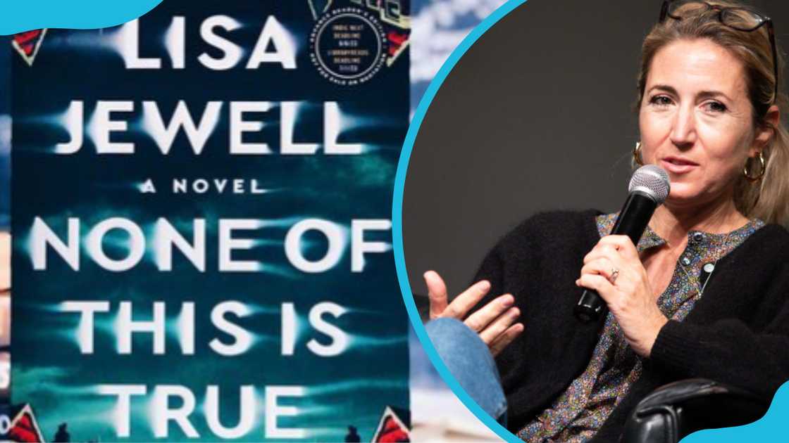 A cover of None of This is True novel (R), Lisa Jewell (L) A cover of None of This is True novel (R), Lisa Jewell (L)