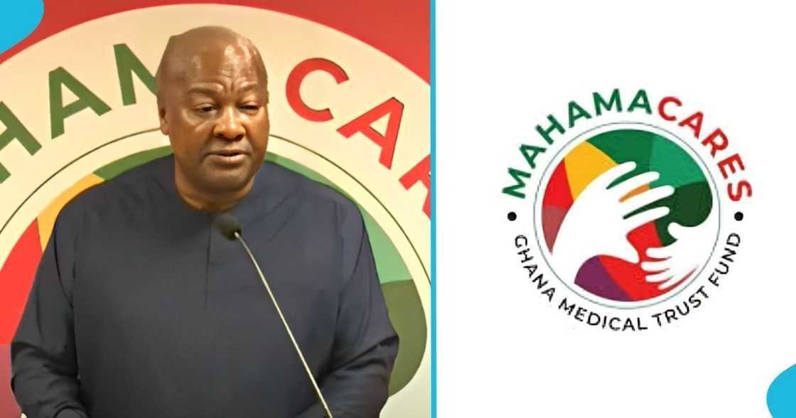 President John Dramani Mahama. UGMC, Ghana Medical Trust Fund, Mahama Cares, campaign promise.