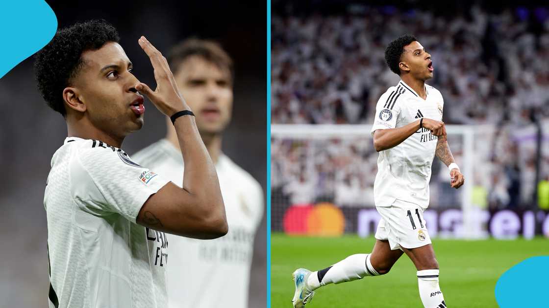 Rodrygo opened the scoring against Atletico Madrid. Rodrygo opened the scoring against Atletico Madrid.
