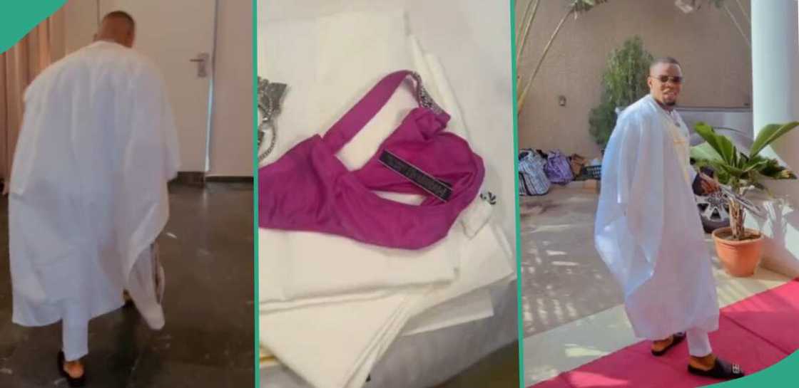 Husband wears wife's pants to wedding, video emerges online Husband wears wife's pants to wedding, video emerges online