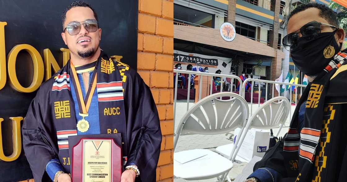 Van Vicker graduates from AUCC Van Vicker graduates from AUCC