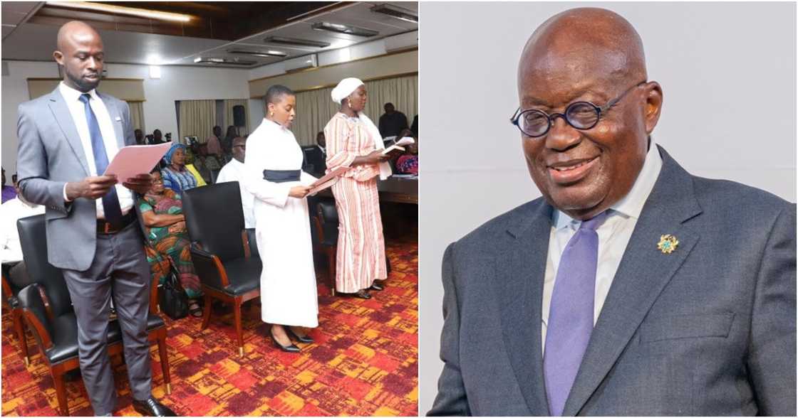 Akufo-Addo has criticised for appointing a known NPP communicator to be a member of the EC. Akufo-Addo has criticised for appointing a known NPP communicator to be a member of the EC.