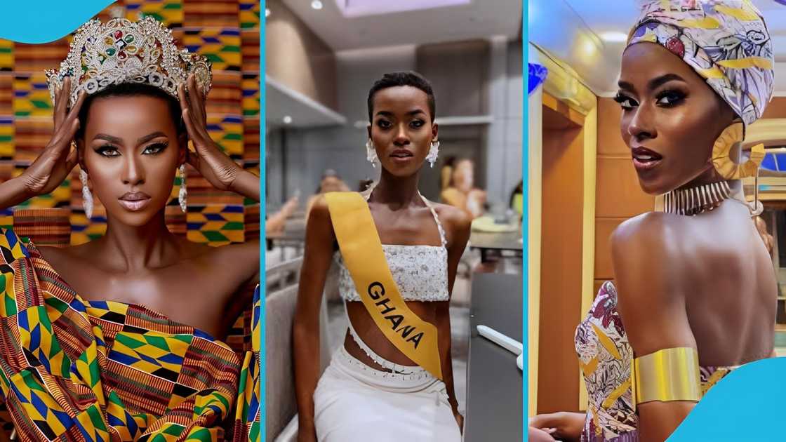 Ghana, win, Miss Grand International, contestant, slays, tawny Eagle, Outfit