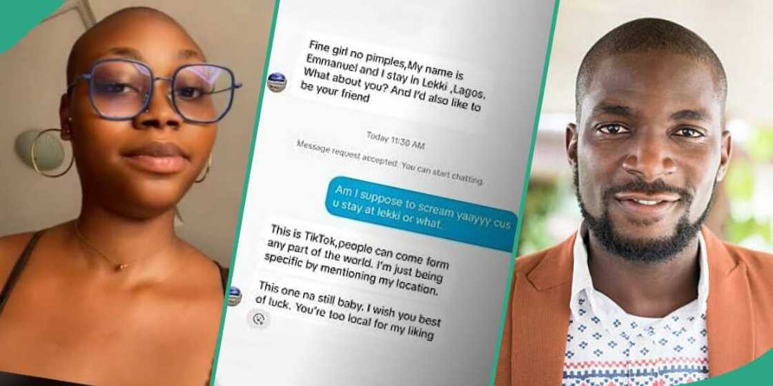 Lady drags Lekki-based man who slid into her DM