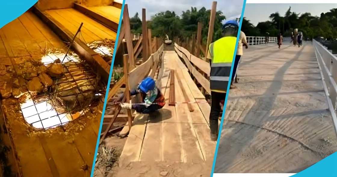 Kotokuom residents, Kotokuom bridge, President John Mahama, Minister for Roads and Highways, Kwame Governs Agbodza. Korokuom bridge repaired Kotokuom residents, Kotokuom bridge, President John Mahama, Minister for Roads and Highways, Kwame Governs Agbodza. Korokuom bridge repaired