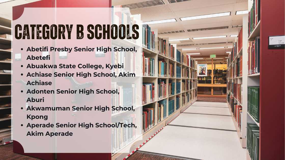 Senior high schools in the Eastern Region of Ghana Senior high schools in the Eastern Region of Ghana