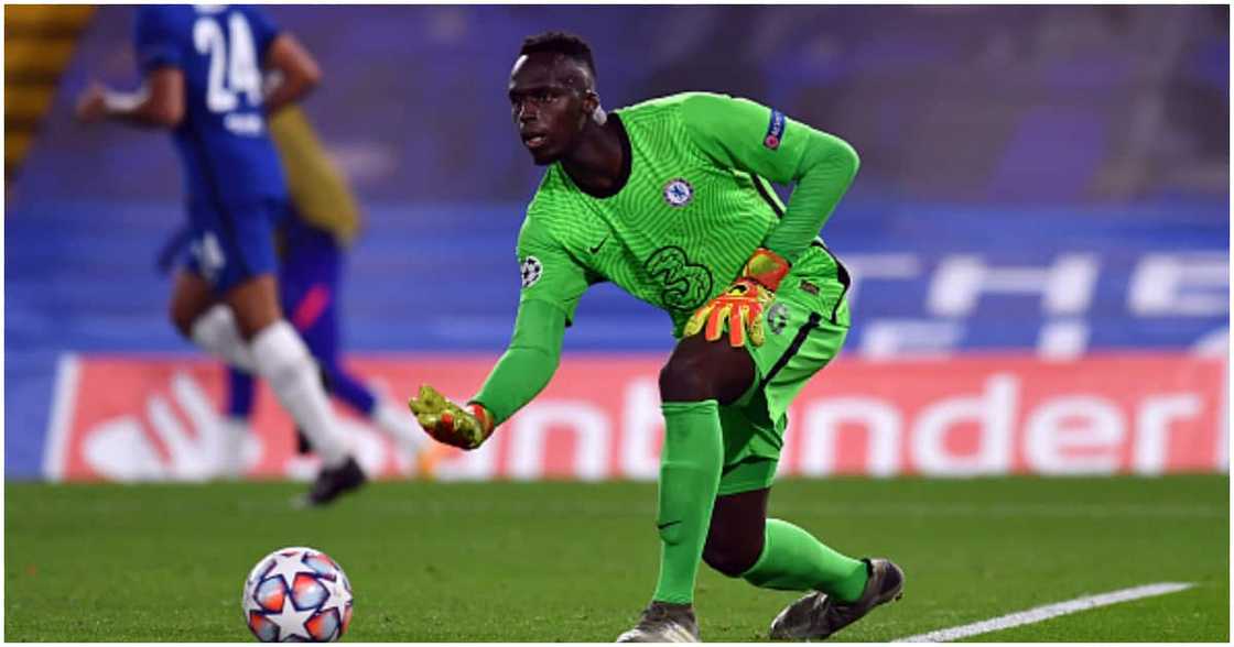 Edouard Mendy while in action for Chelsea. Photo: Getty Images.