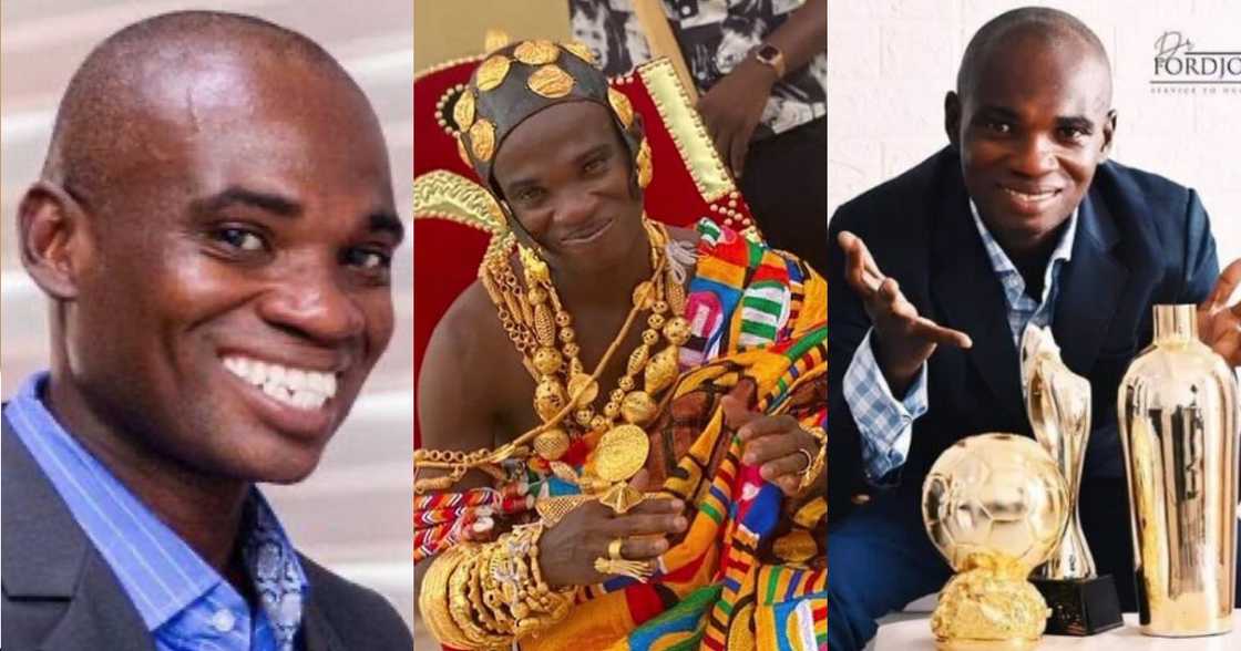 Kwame Fordjour: Photo of Organiser of fake UN Awards Crowned king Drops Online