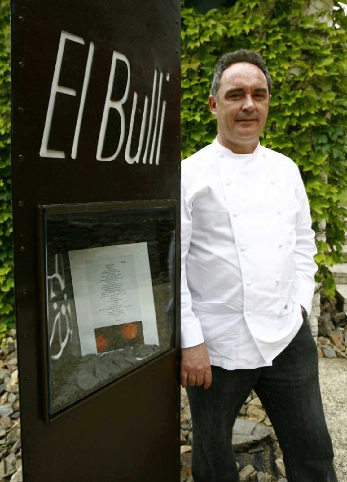 Ferran Adria outside his restaurant in 2007 Ferran Adria outside his restaurant in 2007