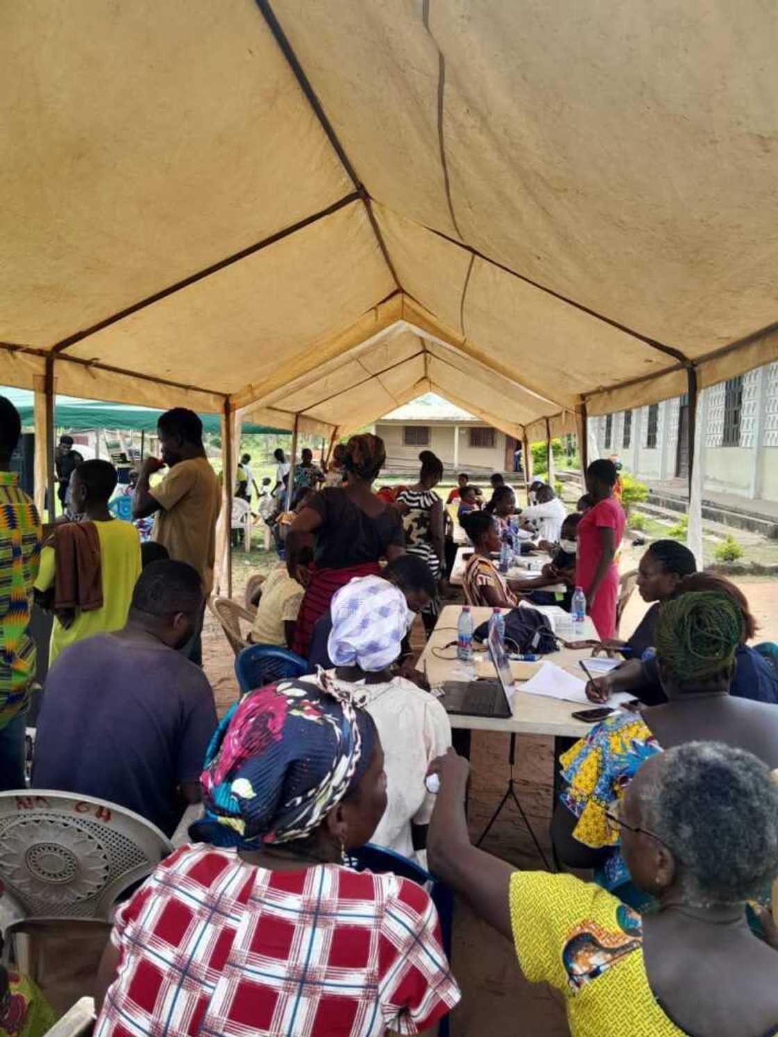 Health screening and NHIS registration/renewal exercise at Simiw by JF Ithand Firm Care Foundation