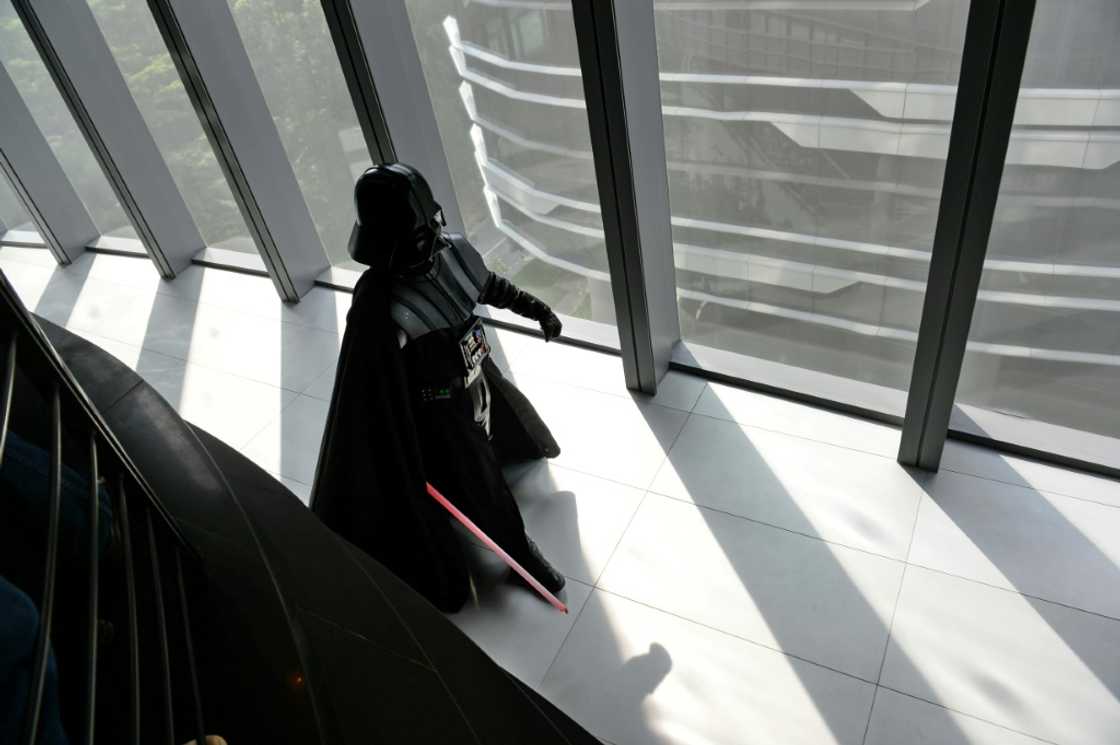 A staff member dressed as Darth Vader is seen at Lucasfilm's Sandcrawler building in Singapore in 2014 A staff member dressed as Darth Vader is seen at Lucasfilm's Sandcrawler building in Singapore in 2014