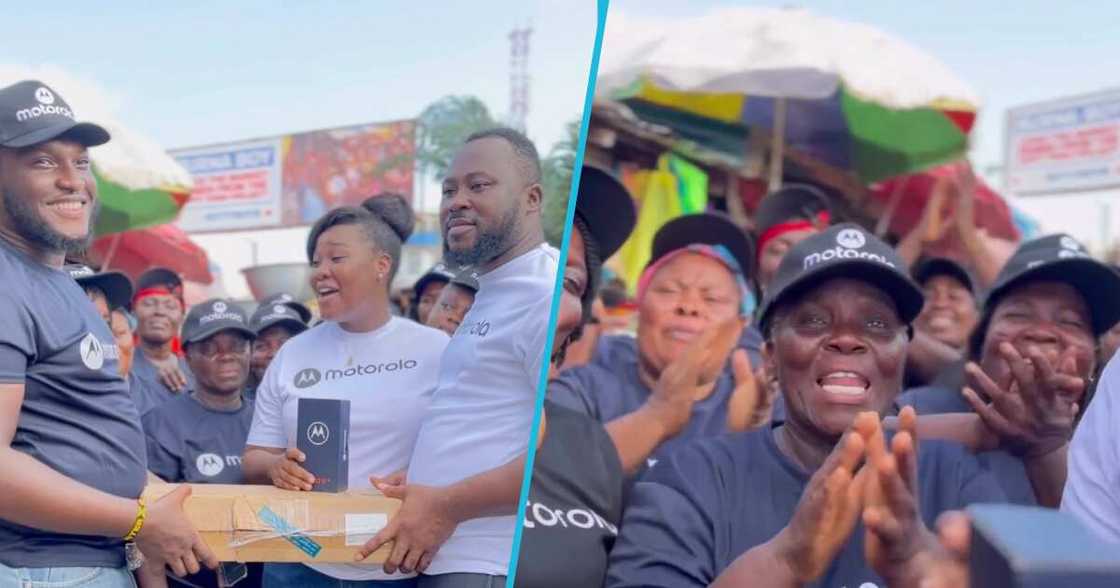 Motorola Ghana presents smartphones to Makola Market women Motorola Ghana presents smartphones to Makola Market women