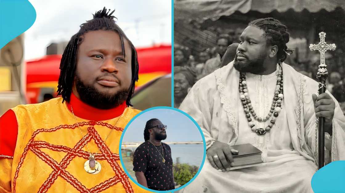 Ajagurajah Drips in Designer Dress, Shares the River God He Fears Most, Video Ajagurajah Drips in Designer Dress, Shares the River God He Fears Most, Video