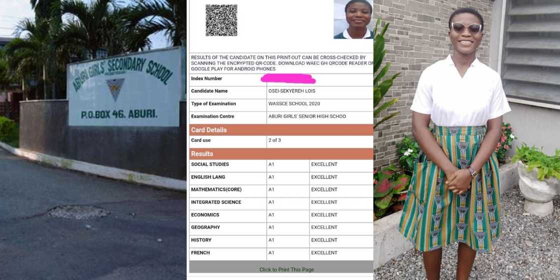 Free SHS results: Aburi Girls student who won National Digital Writing Challenge gets 8As Free SHS results: Aburi Girls student who won National Digital Writing Challenge gets 8As