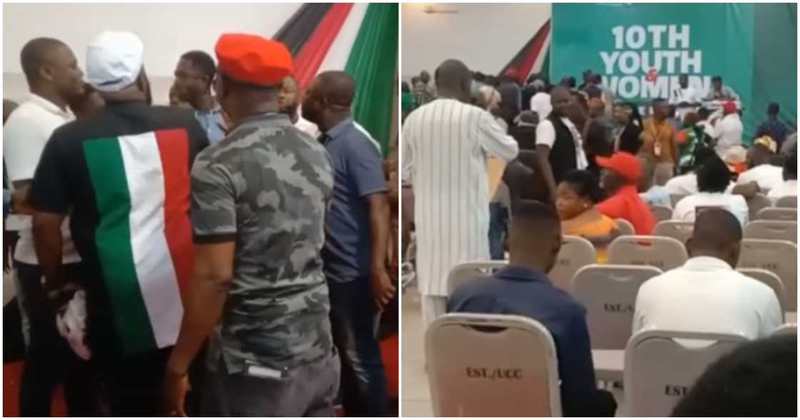 Video captures confusion at NDC Youth and Women Congress. Video captures confusion at NDC Youth and Women Congress.