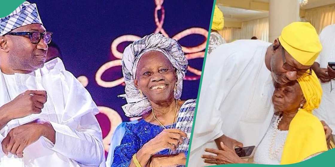 Femi Otedola marks mother's birthday. Femi Otedola marks mother's birthday.