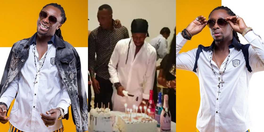 Kwaisey Pee shows off mighty mansion as he hosts celeb friends on his birthday