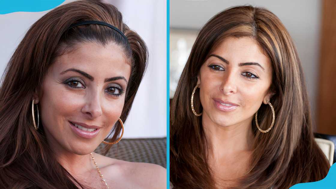 Larsa Pippen before surgery in the RHOM episodes 105 (L) and 104 (R) in 2010 Larsa Pippen before surgery in the RHOM episodes 105 (L) and 104 (R) in 2010