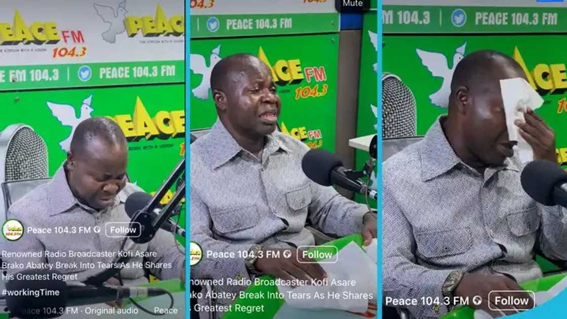 Kofi Asare Brako Abatay, ghana, veteran broadcaster, life regret, christian, christ, born again