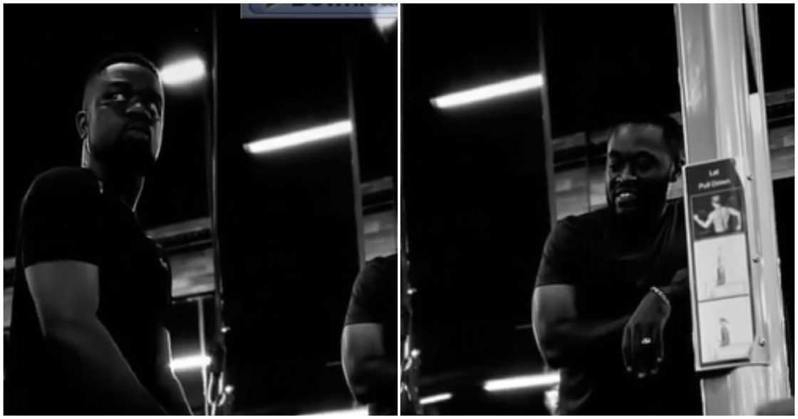 Sarkodie and Kennedy Osei hit the gym together Sarkodie and Kennedy Osei hit the gym together