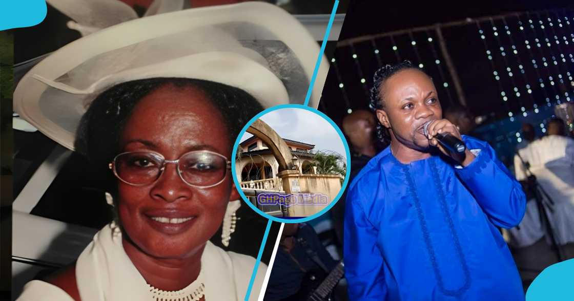 Daddy Lumba, Daddy Lumba mother, Daddy Lumba mother's mansion