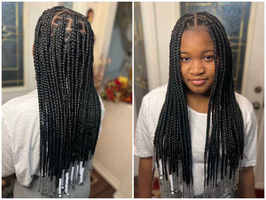 knotless braids with beads knotless braids with beads