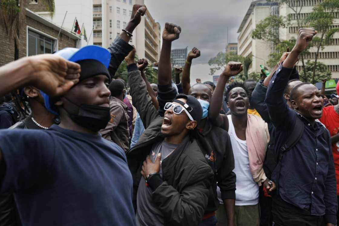 Despite angry calls for President William Ruto's resignation, the protests have remained largely peaceful Despite angry calls for President William Ruto's resignation, the protests have remained largely peaceful