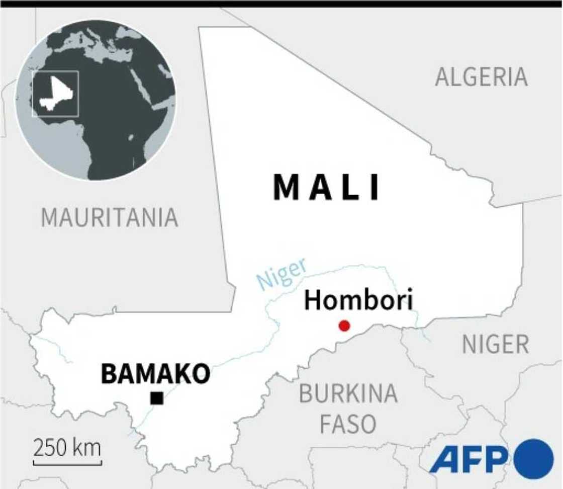 The incident is said to have happened on April 19 in Hombori in central Mali The incident is said to have happened on April 19 in Hombori in central Mali