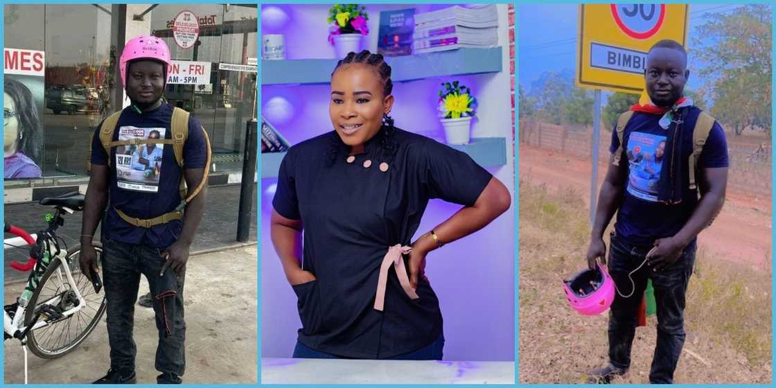 Faila’s Cook-A-Thon: Cyclist Arrives After Riding From Ashaiman To Tamale To Show Support Faila’s Cook-A-Thon: Cyclist Arrives After Riding From Ashaiman To Tamale To Show Support