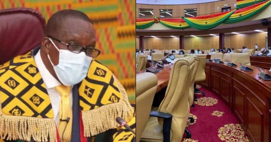 Alban Bagbin declares NPP caucus as majority group in parliament Alban Bagbin declares NPP caucus as majority group in parliament