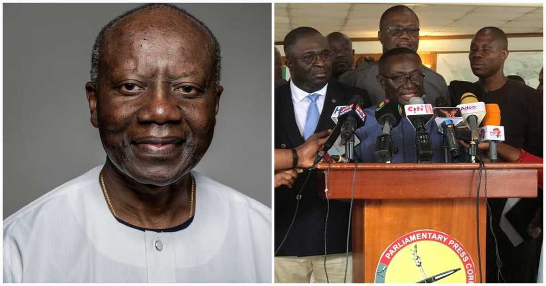 The 'rebel’ NPP MPs have again backed down on their demands for finance minister Ken Ofori-Atta to be sacked The 'rebel’ NPP MPs have again backed down on their demands for finance minister Ken Ofori-Atta to be sacked
