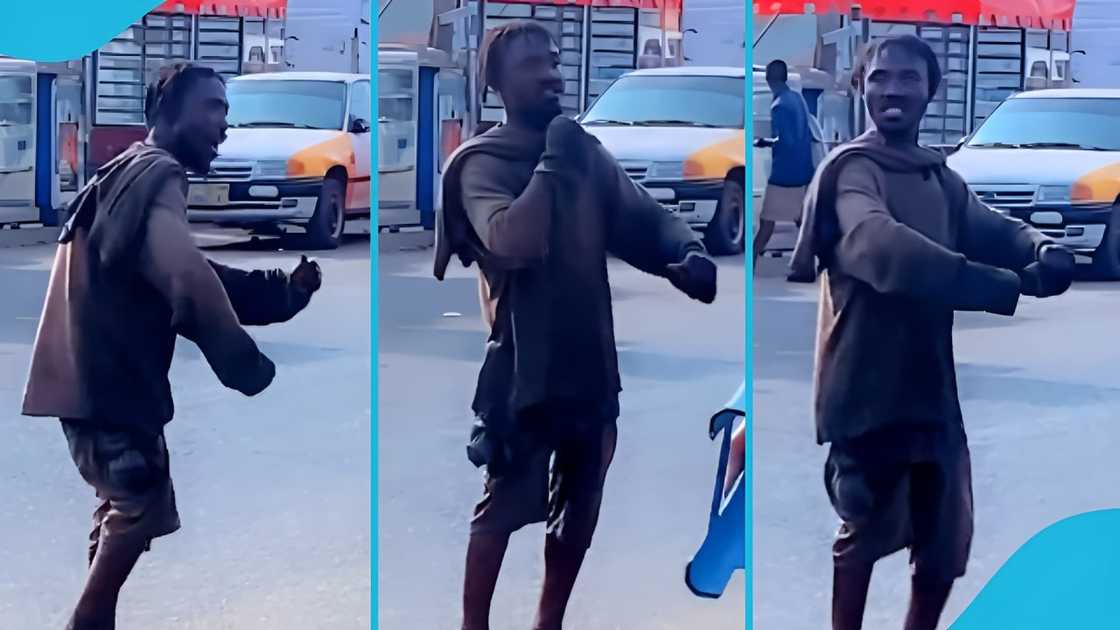 Mentally challenged man, King Paluta, Makoma, dance, happiness, Ghana hit songs Mentally challenged man, King Paluta, Makoma, dance, happiness, Ghana hit songs