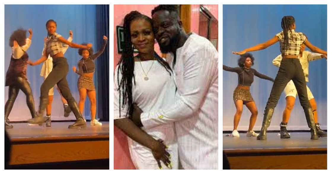 Ayisha Modi and Ofori Amponsah Daughter Impresses Massive Crowd With Video Leading Team in Dance in America