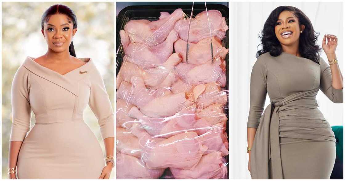 Serwaa Amihere: "Stop Eating Imported Frozen Chicken" -TV Host Advises Ghanaians, Advice Sparks Debate Online