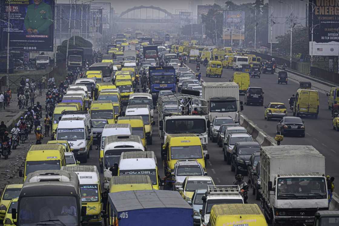 Kinshasa has 17 million inhabitants but no real public transport system Kinshasa has 17 million inhabitants but no real public transport system