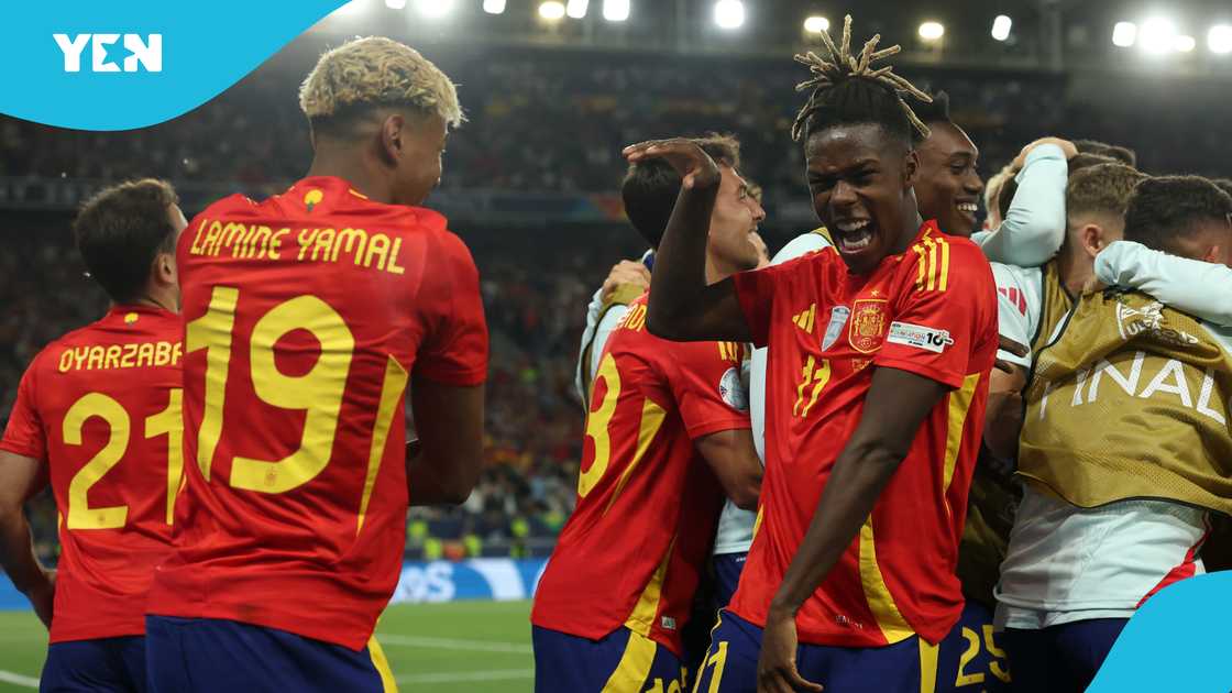 Lamine Yamal, France, Nico Williams, La Roja, Les Bleus, Spain. Lamine Yamal, France, Nico Williams, La Roja, Les Bleus, Spain.