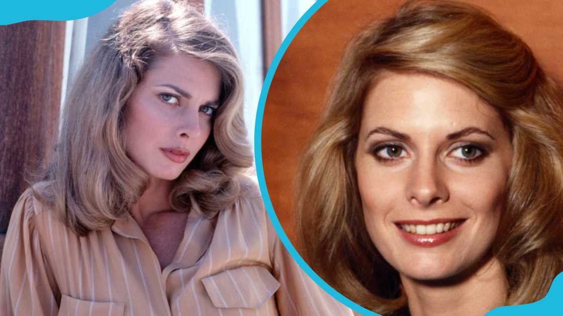 Kathryn Harrold in a stripped shirt and smiling Kathryn Harrold in a stripped shirt and smiling