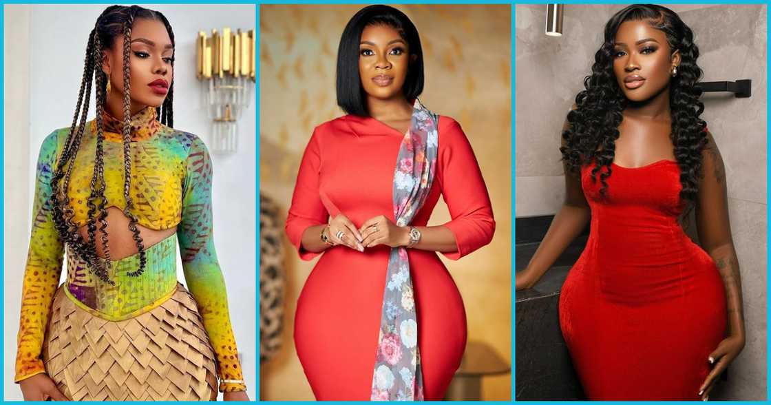 Becca, Serwaa Amihere, and Fella Makafui Becca, Serwaa Amihere, and Fella Makafui