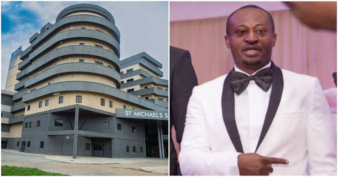 Michael Banahene puts up hospital in Lapaz Michael Banahene puts up hospital in Lapaz