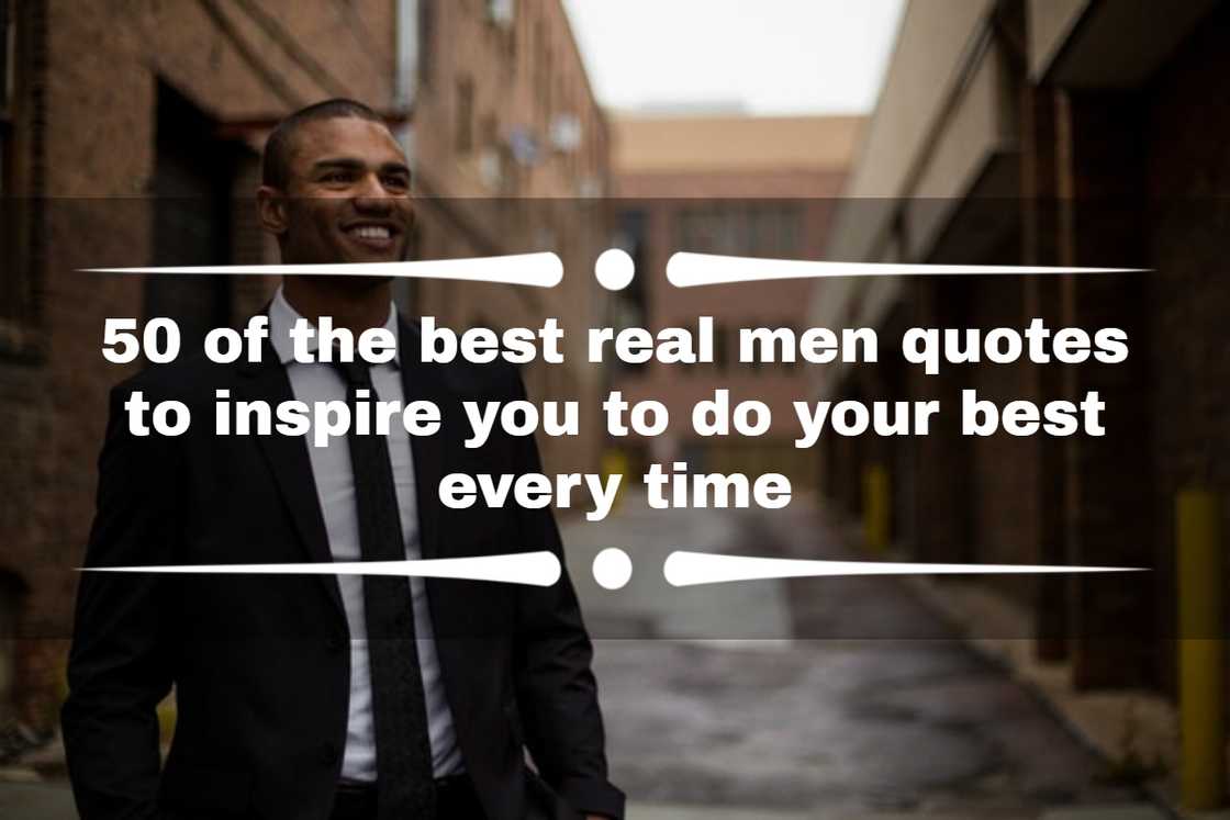 real men quotes