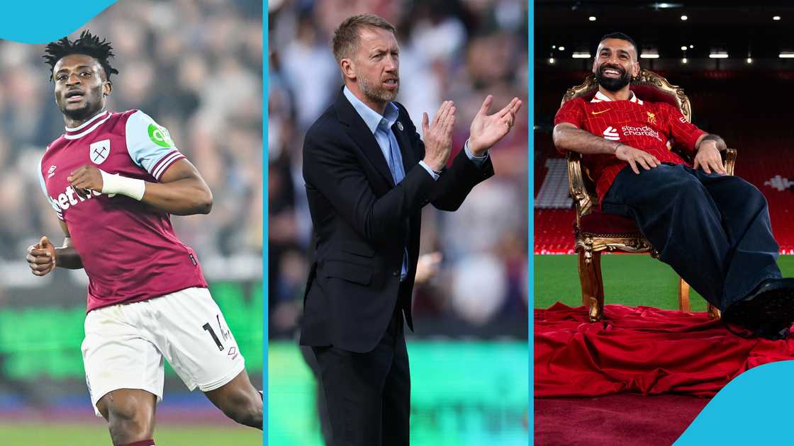 Graham Potter has heaped praise on Liverpool's Mohamed Salah. Graham Potter has heaped praise on Liverpool's Mohamed Salah.