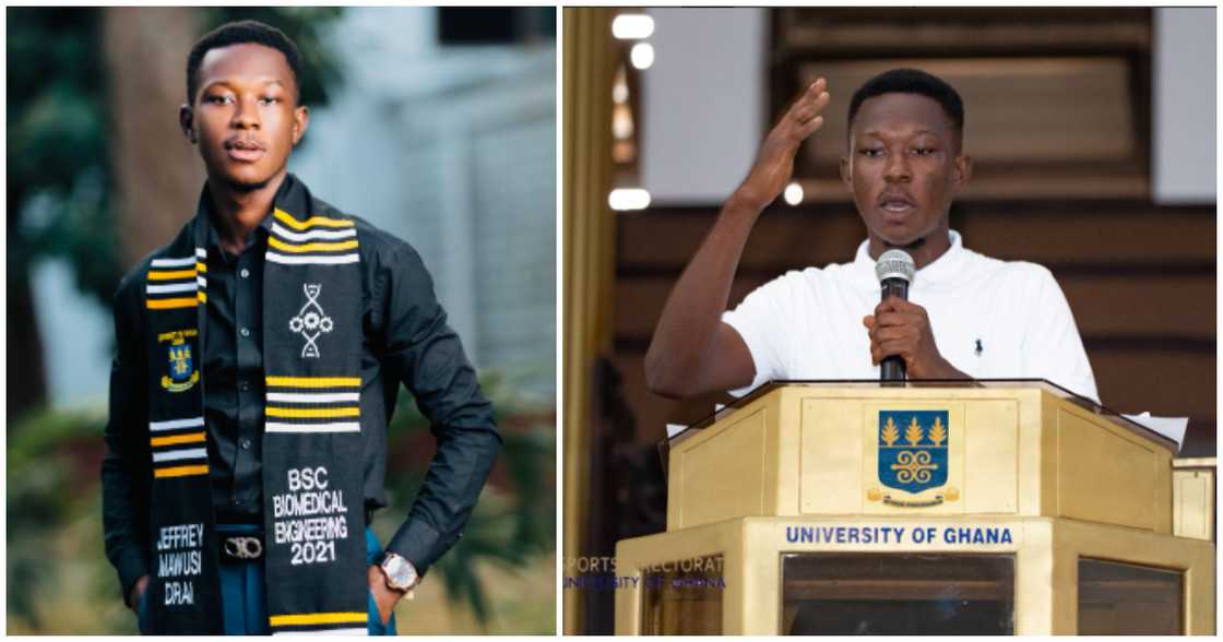 Brilliant Ghanaian man graduates as University of Ghana best Biomedical Engineering student Brilliant Ghanaian man graduates as University of Ghana best Biomedical Engineering student