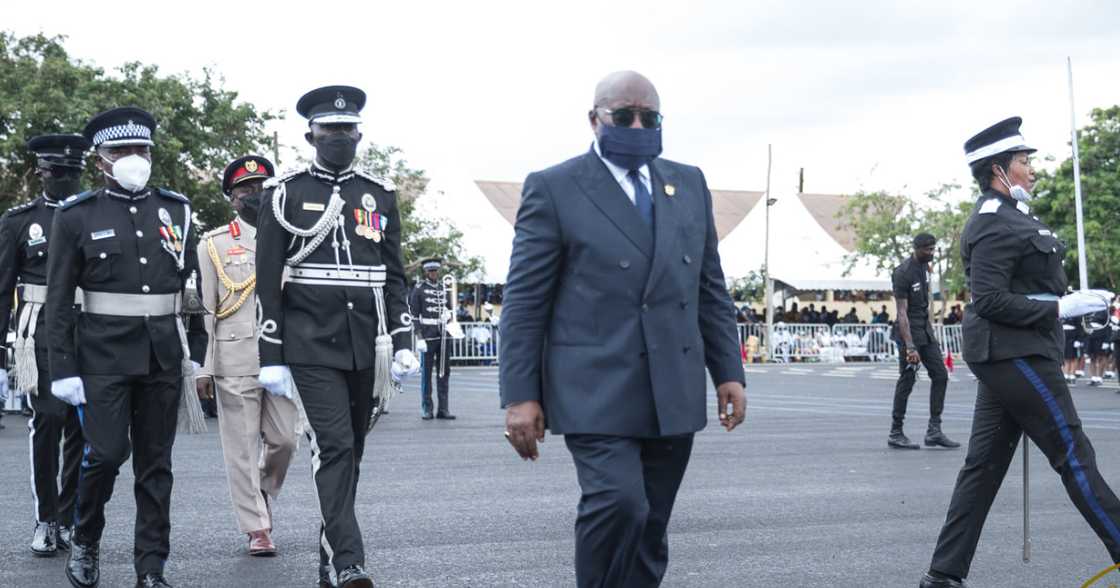 President Akufo-Addo at Police Graduation