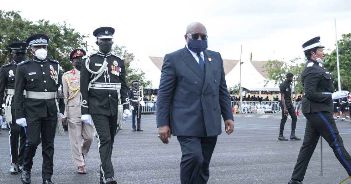 President Akufo-Addo at Police Graduation President Akufo-Addo at Police Graduation
