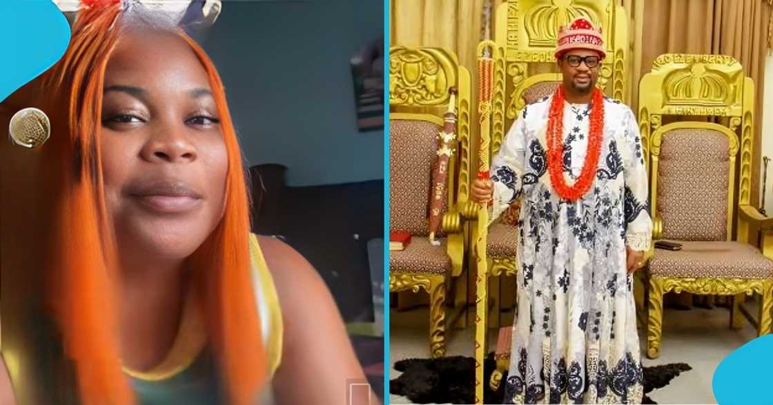 Igbo village, controversy, Igbo king, tiktoker, Ghanaians reaction, Ghana news, Nigerian lady Igbo village, controversy, Igbo king, tiktoker, Ghanaians reaction, Ghana news, Nigerian lady