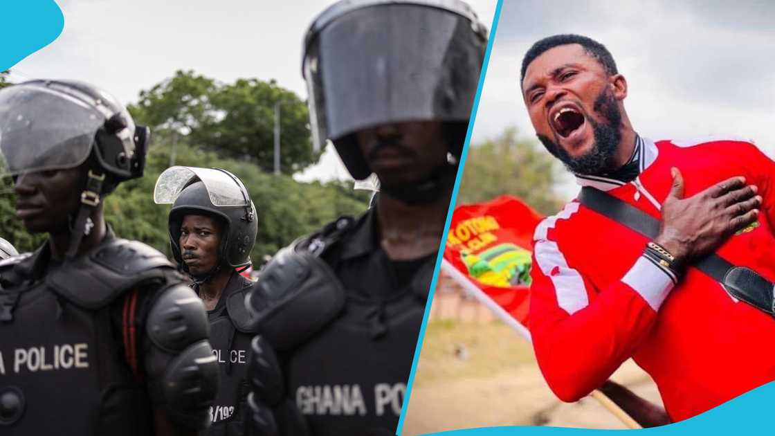 The Ghana Police Service has arrested three individuals in connection to the death of Asante Kotoko fan Nana Pooley. Photo credit: Olympia De Maismont/Getty and @AsanteKotoko_SC/X. The Ghana Police Service has arrested three individuals in connection to the death of Asante Kotoko fan Nana Pooley. Photo credit: Olympia De Maismont/Getty and @AsanteKotoko_SC/X.