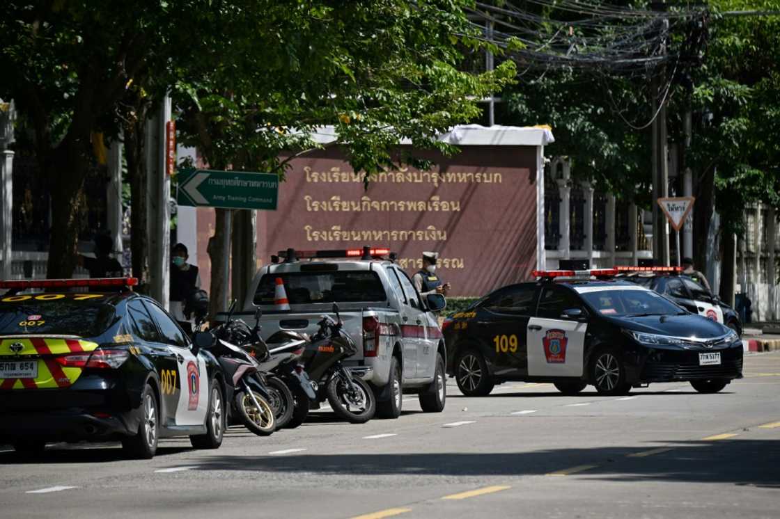 A gunman killed one person and wounded two others in a shooting at a military facility in Bangkok, Thai police told AFP A gunman killed one person and wounded two others in a shooting at a military facility in Bangkok, Thai police told AFP